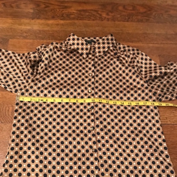 Ann Taylor Polka Dot Blouse - Picture 5 of 6